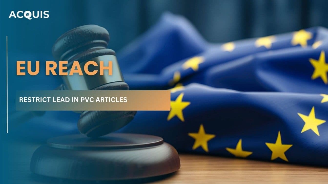 REACH Amends Annex XVII to Restrict Lead in PVC