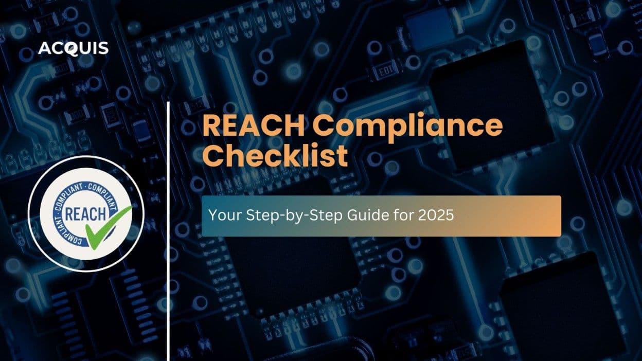 REACH Compliance Checklist